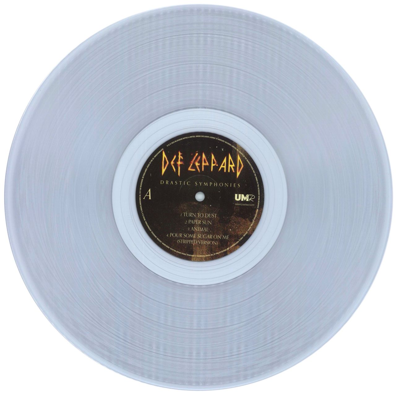 Def Leppard Drastic Symphonies - Clear Vinyl - Fully Signed UK 2-LP vinyl set