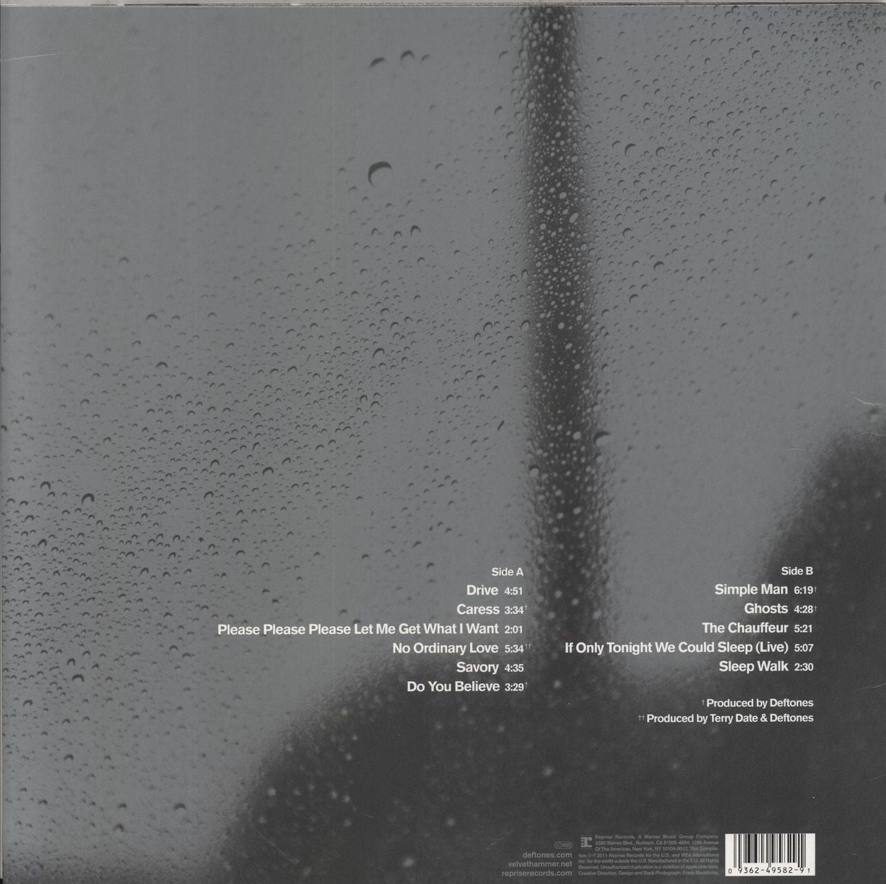 Deftones Covers - RSD11 UK Vinyl LP
