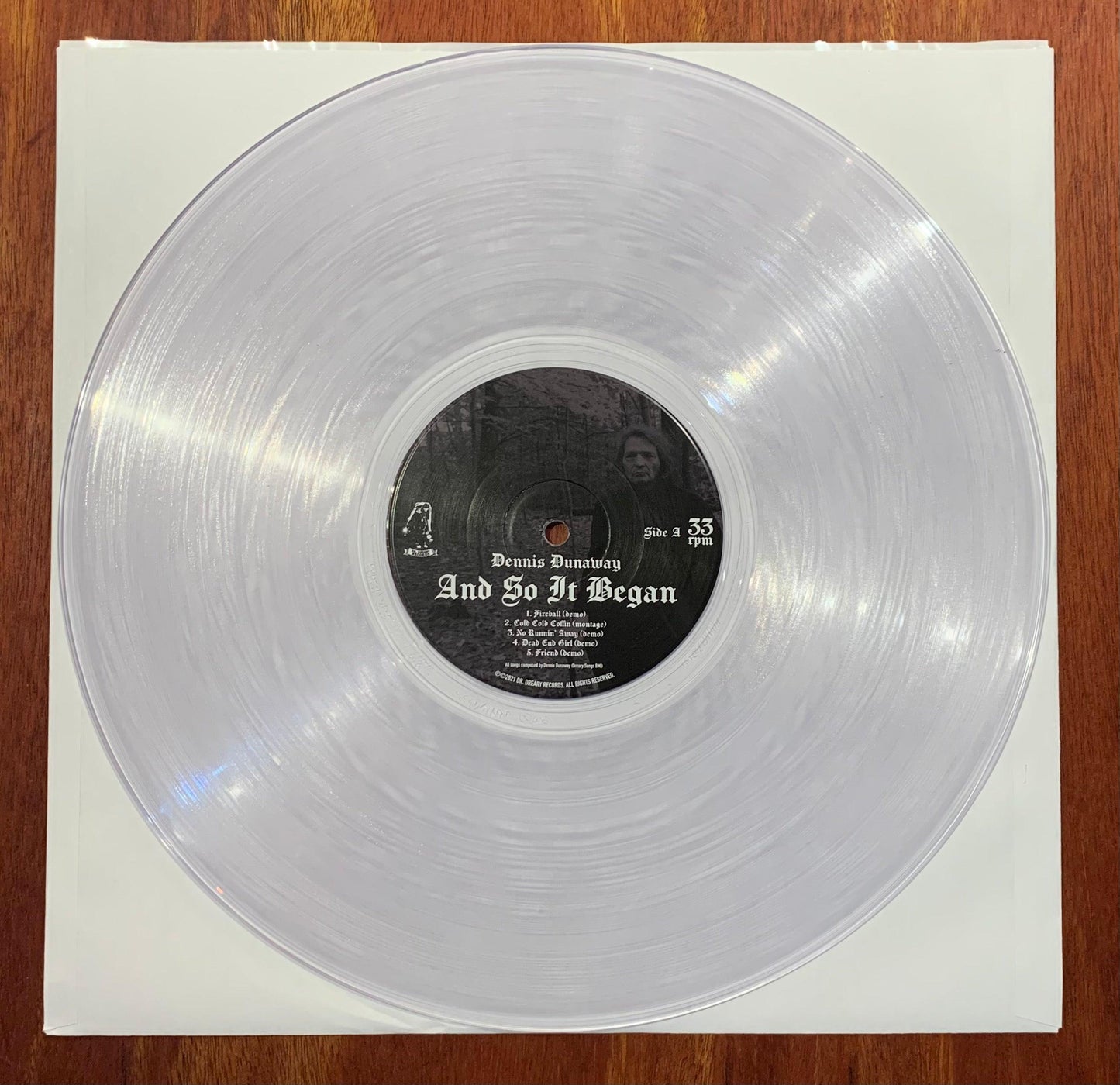 Dennis Dunaway - And So It Began (Black Cover/Clear Vinyl)
