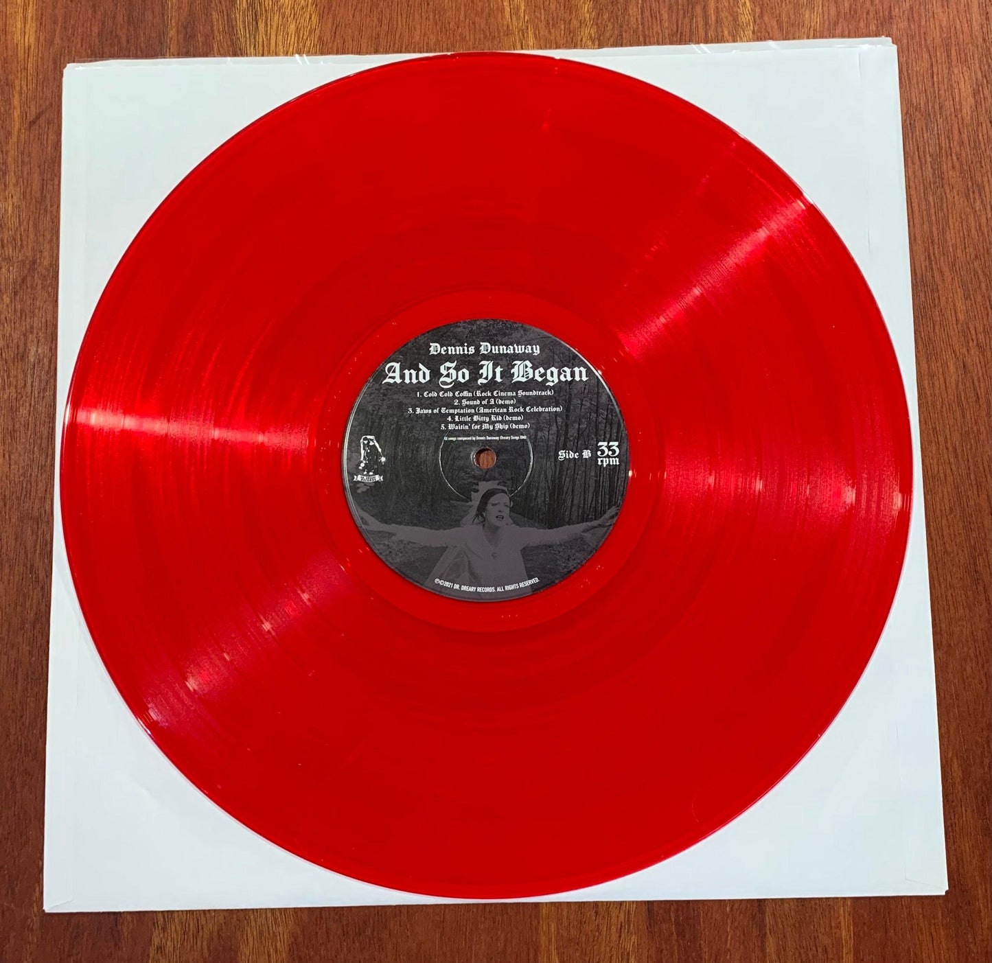 Dennis Dunaway - And So It Began (Craft Cover/Blood Red Vinyl)