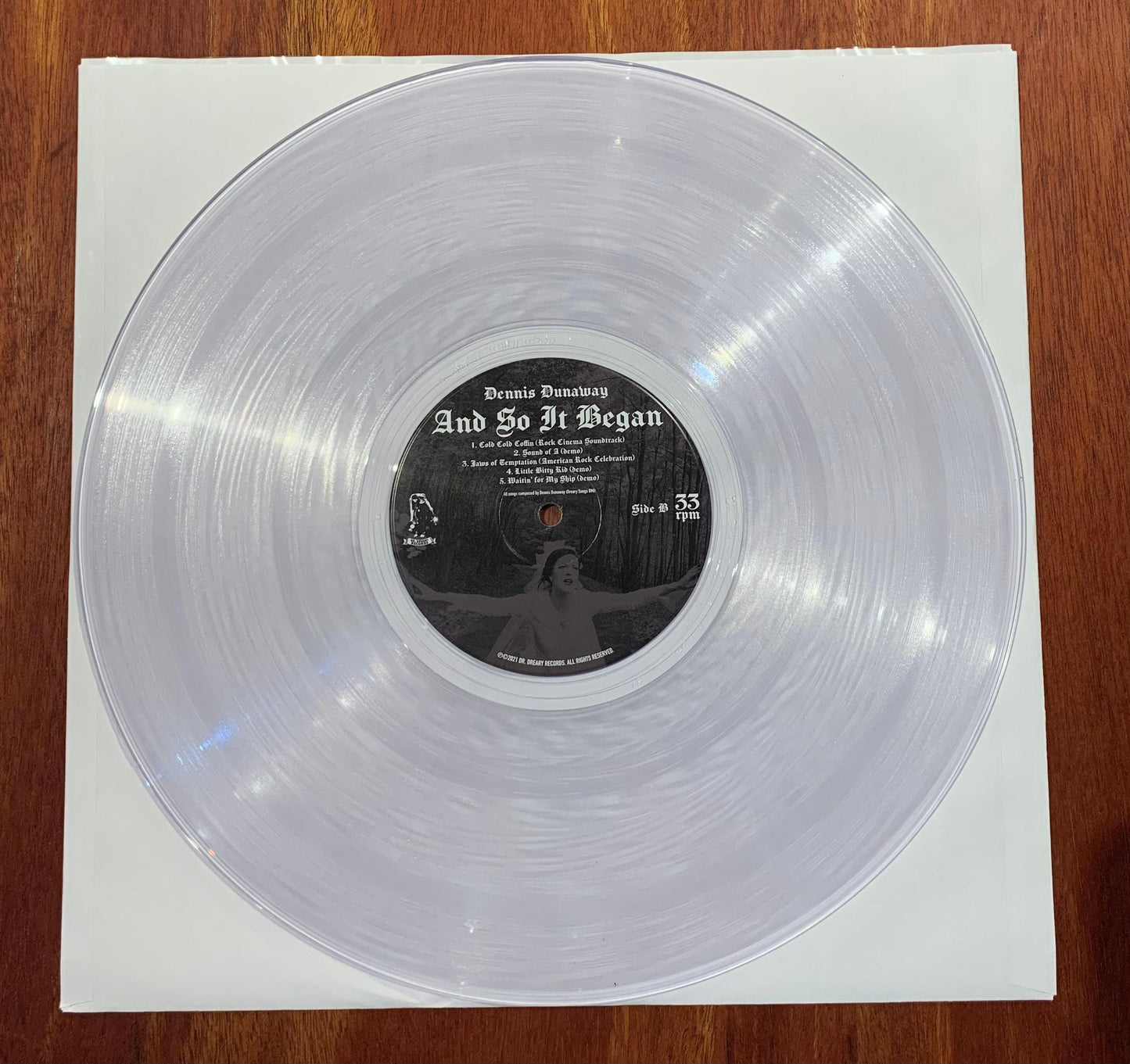 Dennis Dunaway - And So It Began (White Cover/Clear Vinyl)