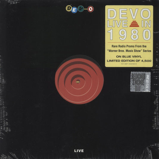 Devo Dev-O Live - RSD 2019 - Blue Vinyl - Sealed US Vinyl LP