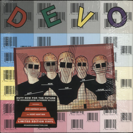 Devo Duty Now For The Future - Shrink US Vinyl LP