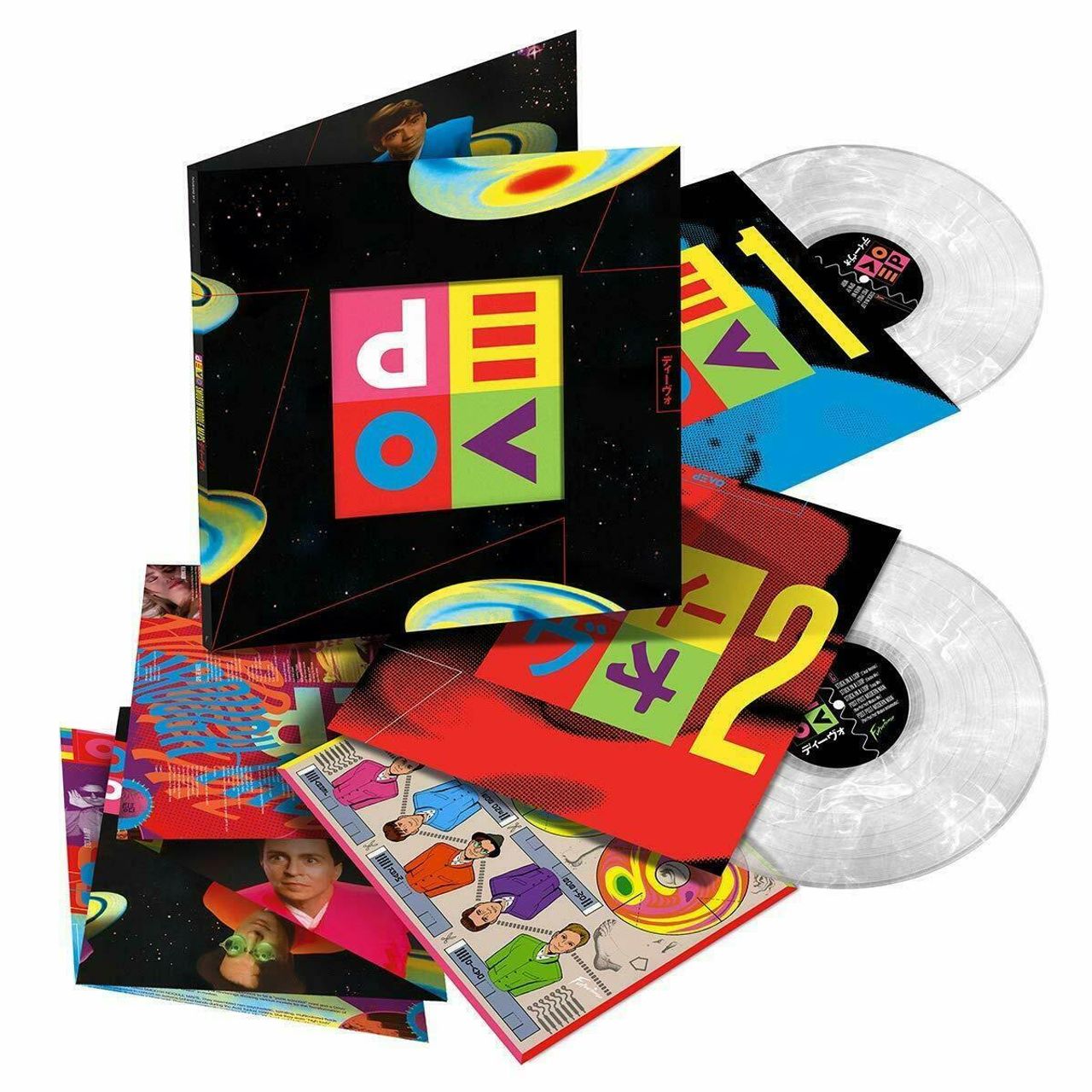 Devo Smooth Noodle Maps - Donut Glaze Vinyl - Sealed UK 2-LP vinyl set