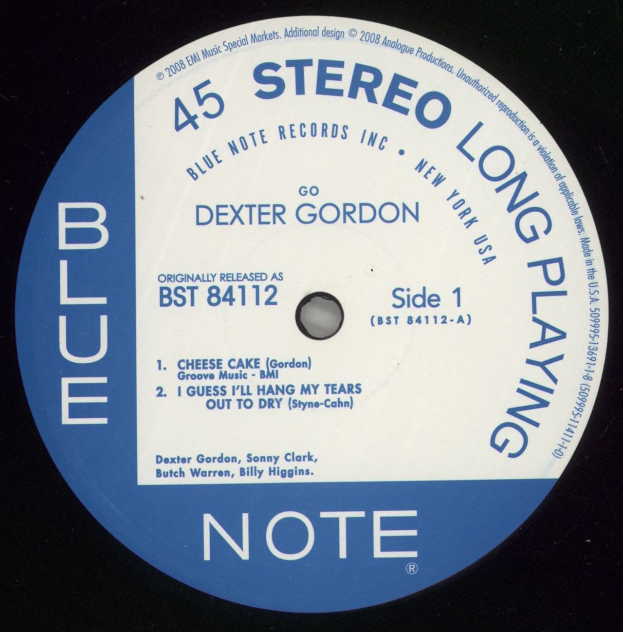 Dexter Gordon Go! - 180gm Vinyl US Vinyl LP