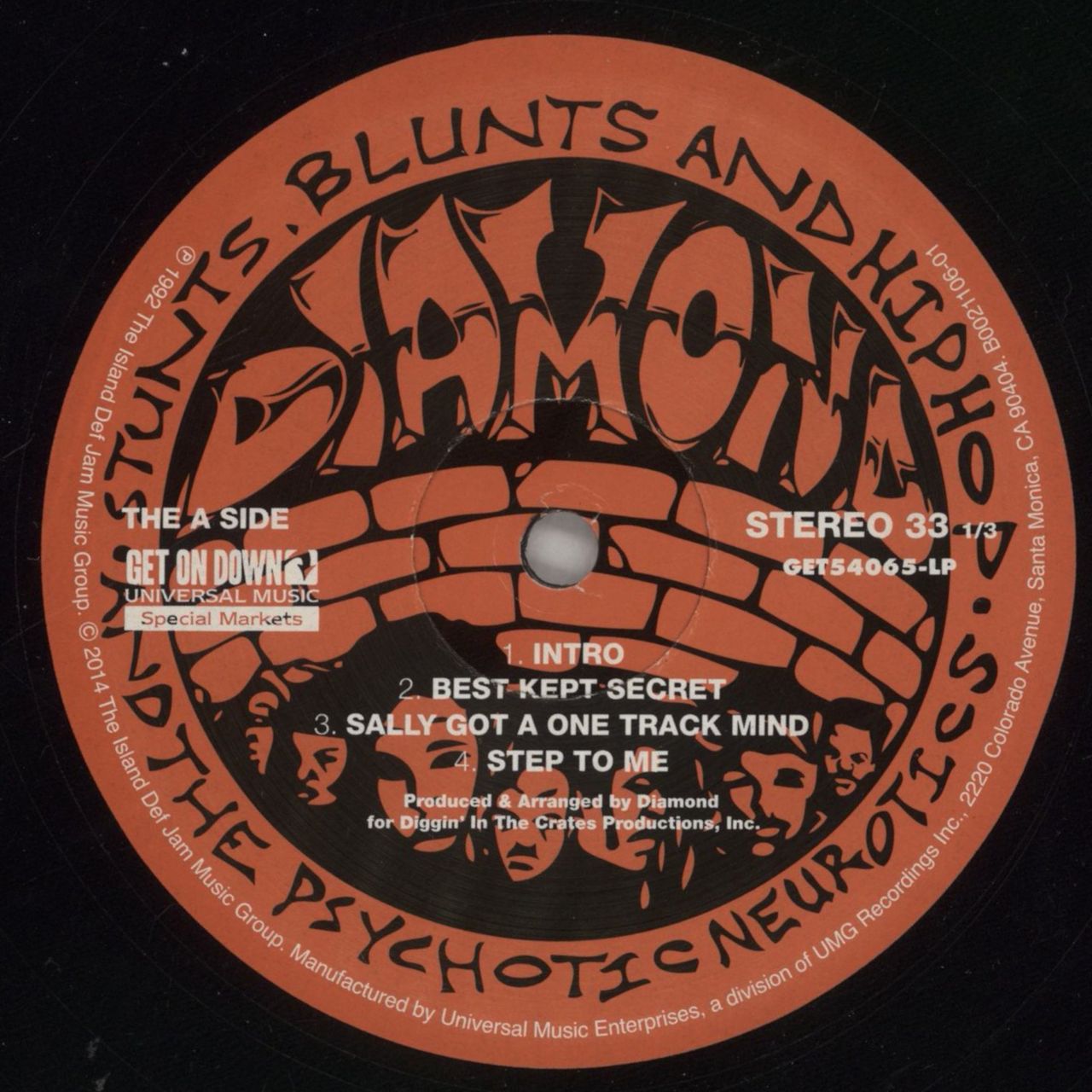 Diamond D Stunts, Blunts, & Hip Hop US 2-LP vinyl set