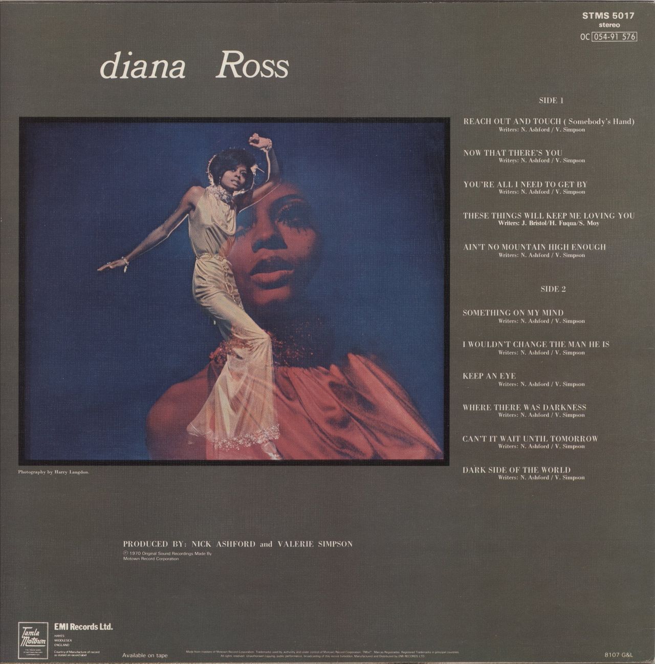 Diana Ross Diana Ross UK Vinyl LP