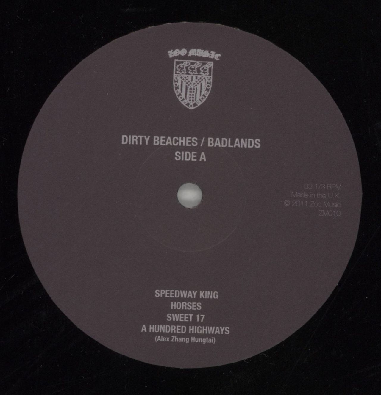 Dirty Beaches Badlands UK Vinyl LP