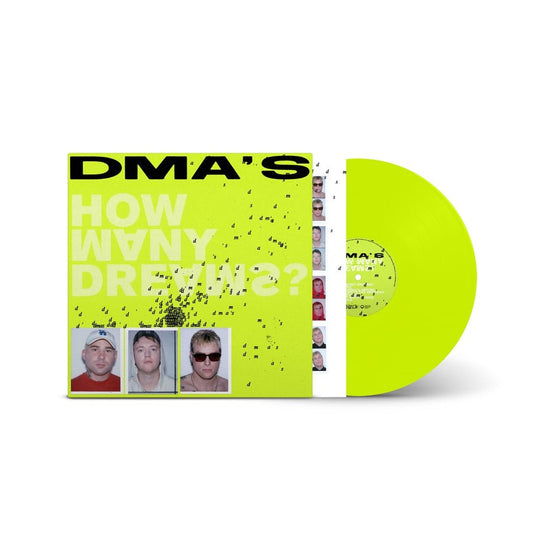 DMA's - How Many Dreams? - Neon Yellow Vinyl LP Record