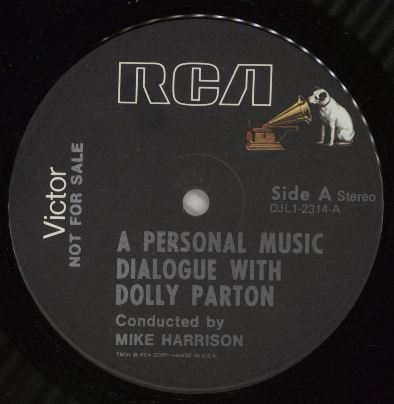 Dolly Parton A Personal Musical Dialogue US Promo Vinyl LP