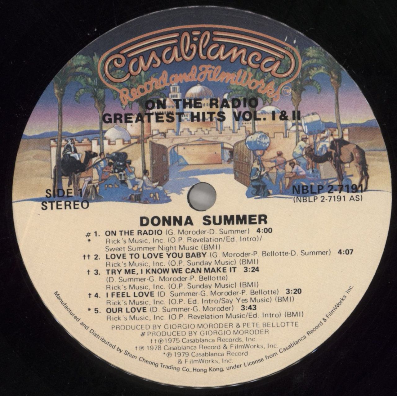 Donna Summer Greatest Hits - On The Radio - Volumes 1 & 2 - Stickered Sleeve + Poster Hong Kong 2-LP vinyl set