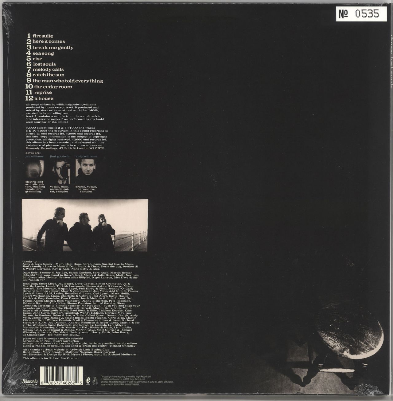 Doves Lost Souls - Grey Vinyl + Numbered - Sealed UK 2-LP vinyl set
