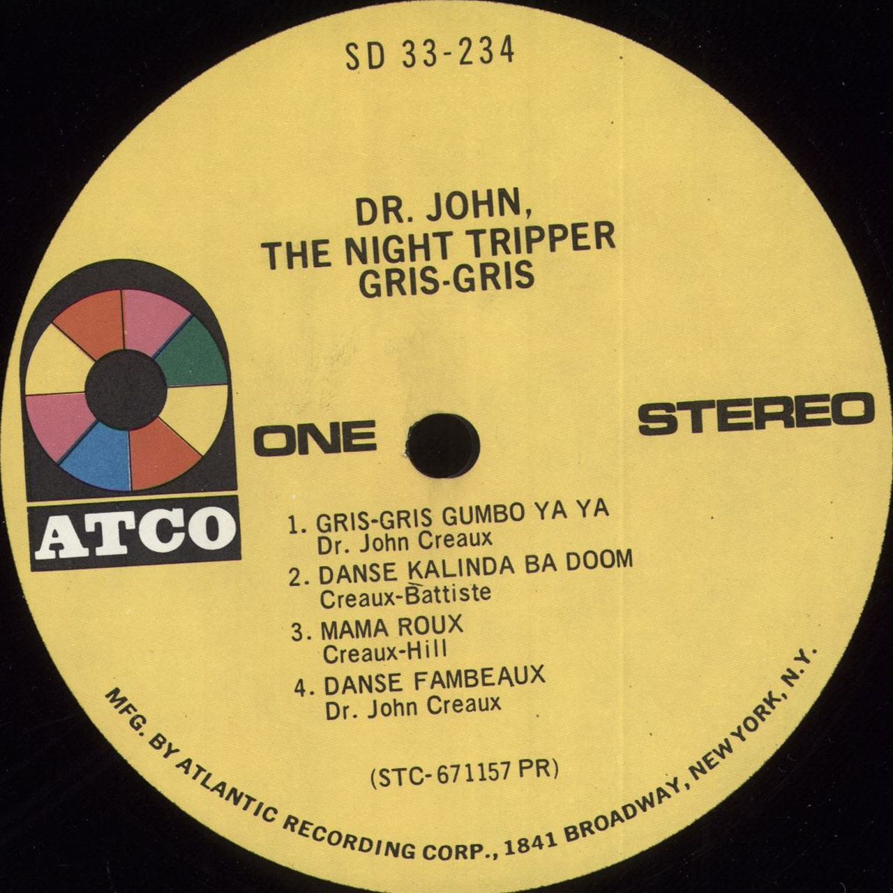 Dr John Gris Gris US Vinyl LP