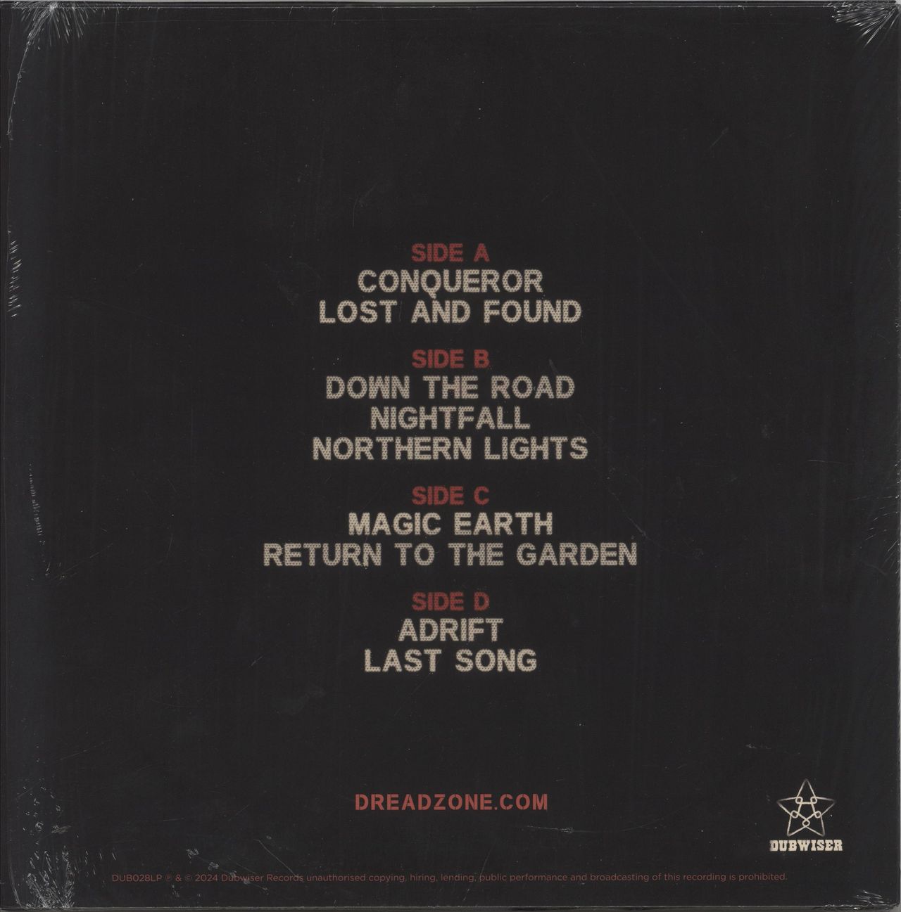 DreadZone Sound UK 2-LP vinyl set