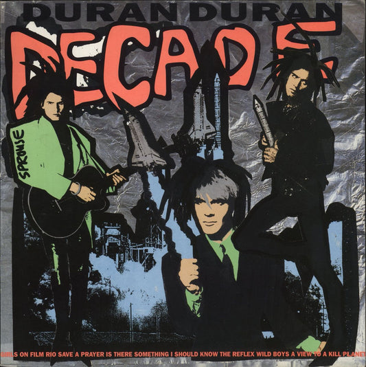 Duran Duran Decade - Factory Sample UK Promo Vinyl LP