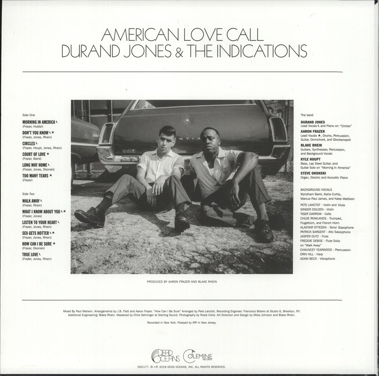 Durand Jones & The Indications American Love Call - Purple Vinyl US Vinyl LP