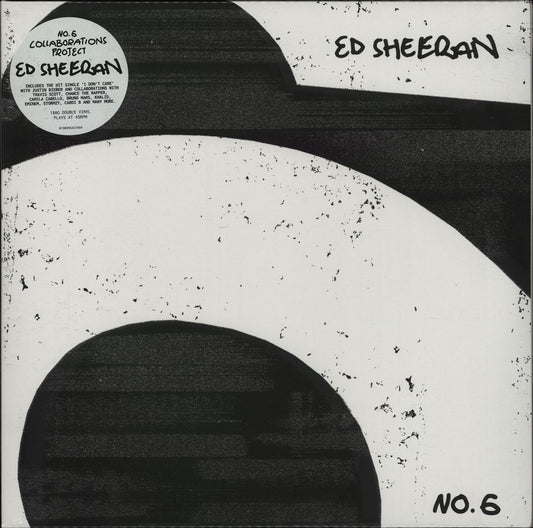 Ed Sheeran No.6 Collaborations Project - 180gram Vinyl - Sealed UK 2-LP vinyl set
