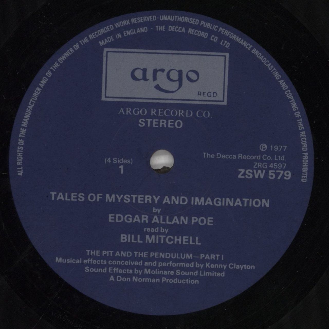 Edgar Allan Poe Tales Of Mystery And Imagination UK 2-LP vinyl set