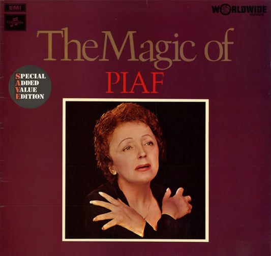 Edith Piaf The Magic of Piaf UK Vinyl LP