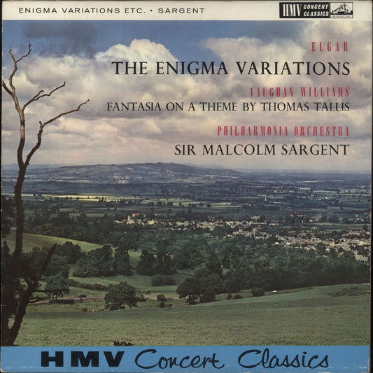 Edward Elgar Elgar: Enigma Variations / Williams: Fantasia On A Theme By Thomas Tallis UK Vinyl LP