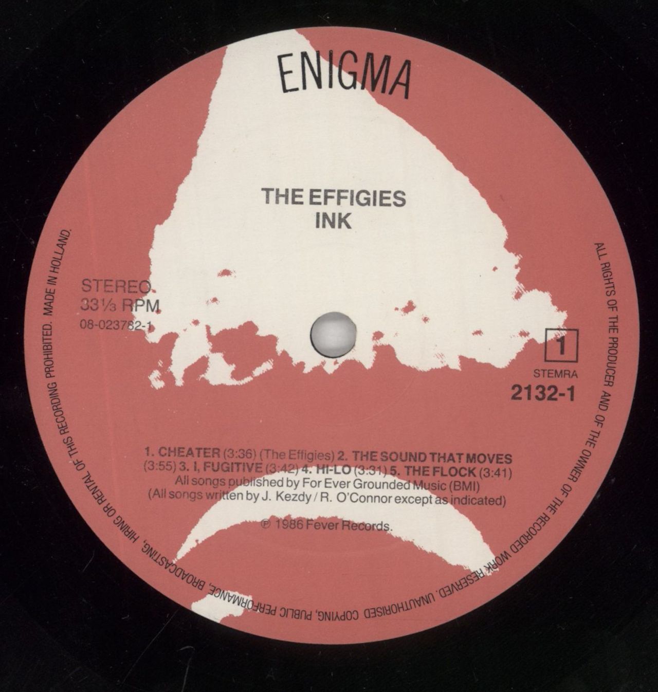 Effigies Ink UK Vinyl LP