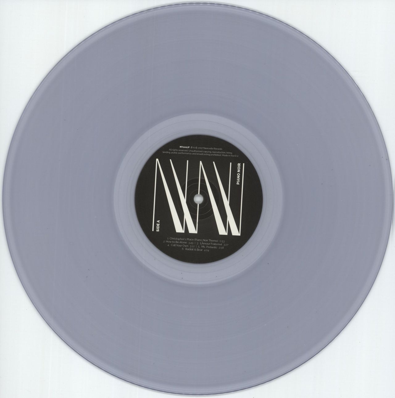 ELAN MEHLER Piano Noir - Clear Vinyl French Vinyl LP