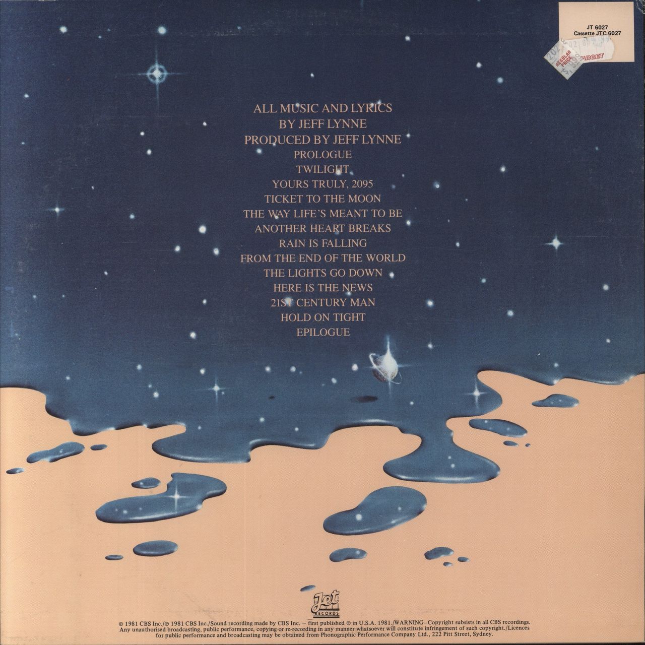 Electric Light Orchestra Time Australian Vinyl LP