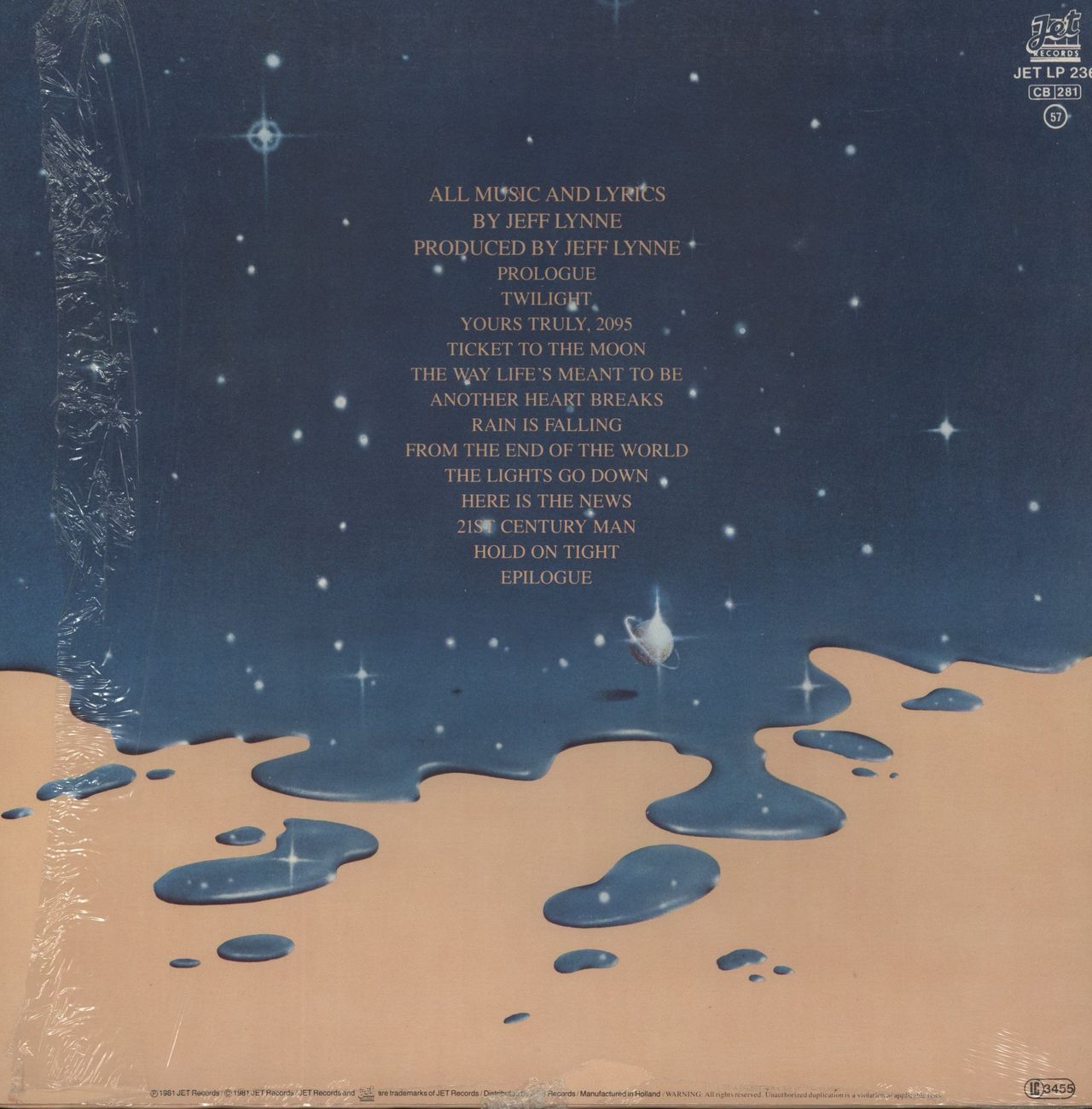 Electric Light Orchestra Time - Opened Shrink + Hype Sticker Dutch Vinyl LP