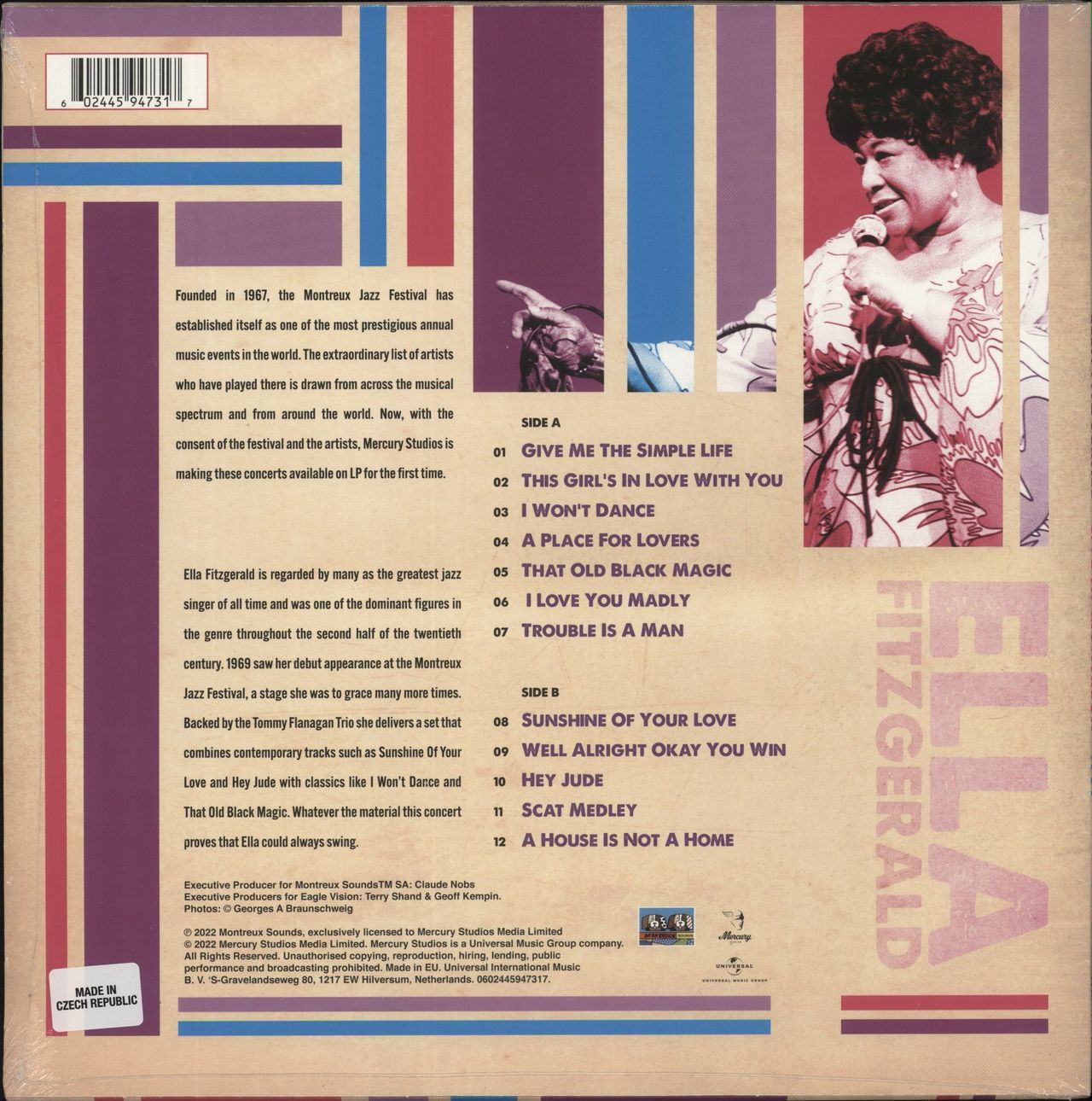 Ella Fitzgerald Live At Montreux 1969 - Sealed UK Vinyl LP