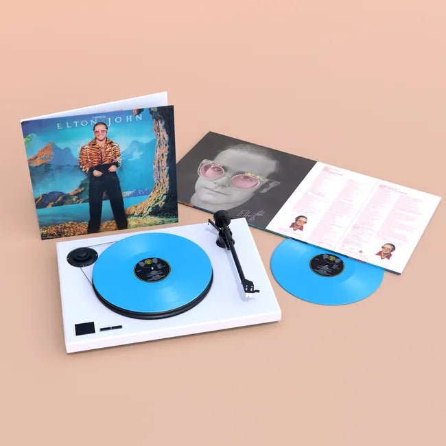 Elton John - Caribou - Sky Blue Vinyl LP Record