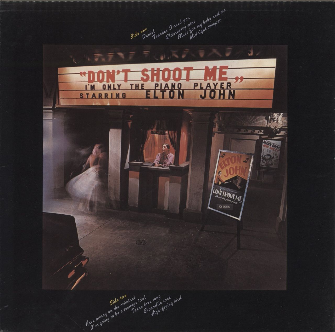 Elton John Don't Shoot Me - 1st - Blue - EX UK Vinyl LP