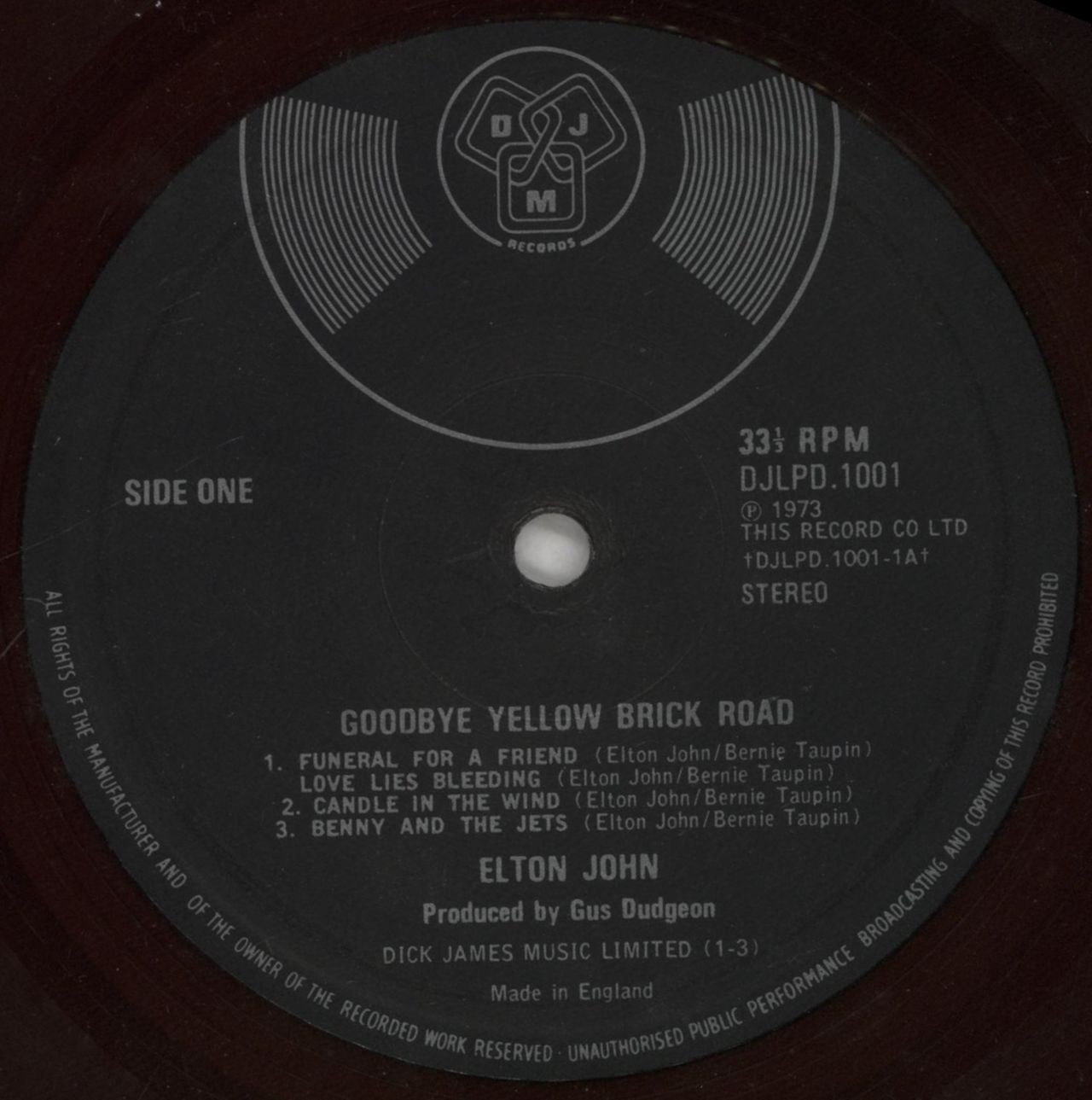 Elton John Goodbye Yellow Brick Road - 2nd - Speckled Red UK 2-LP vinyl set