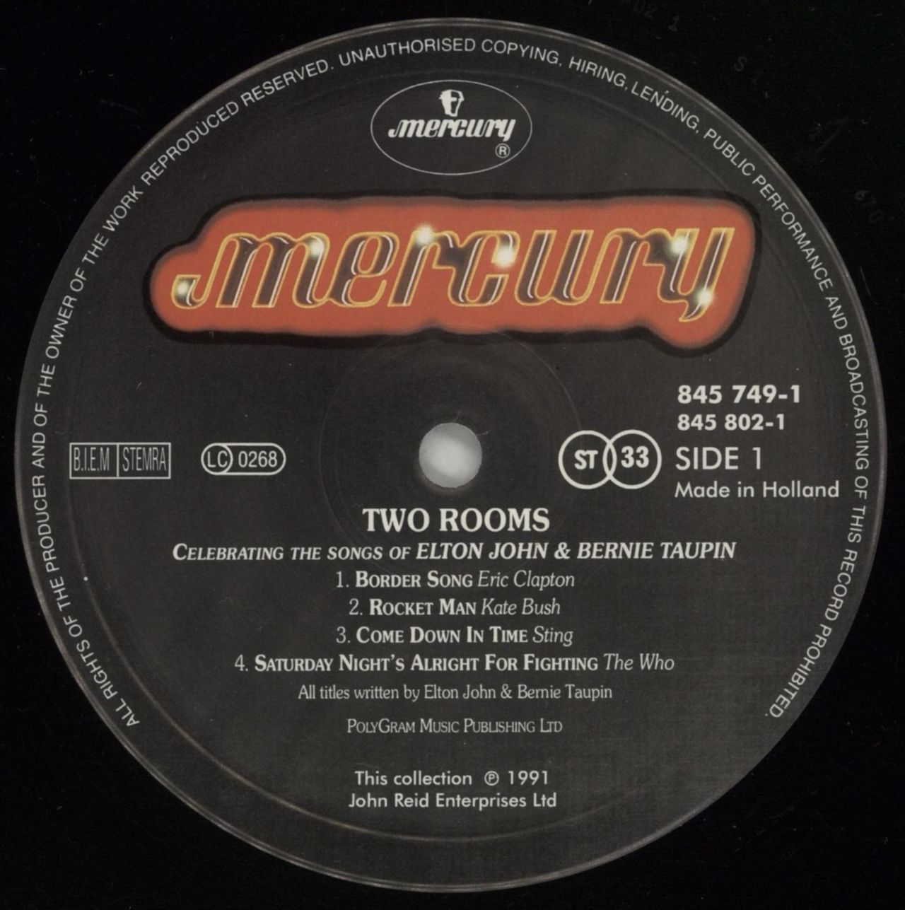 Elton John Two Rooms - EX Dutch 2-LP vinyl set