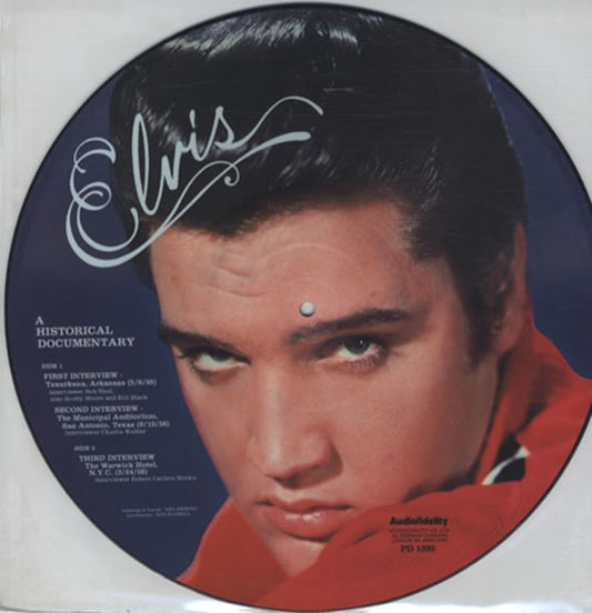 Elvis Presley A Historical Documentary UK Picture disc LP