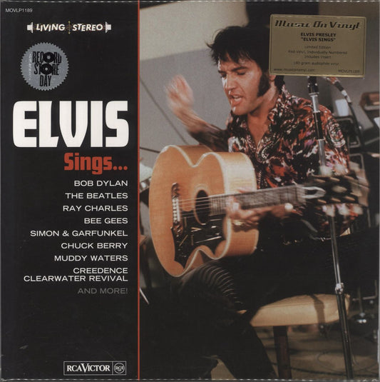Elvis Presley Elvis Sings... 180g Red Vinyl - RSD UK 2-LP vinyl set