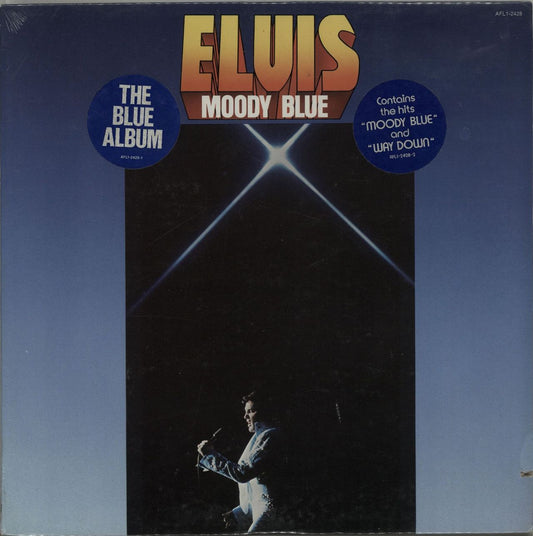 Elvis Presley Moody Blue - Blue Vinyl - Sealed US Vinyl LP