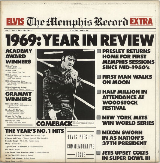 Elvis Presley The Memphis Record German 2-LP vinyl set