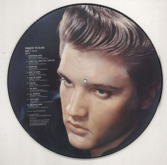 Elvis Presley Tribute To Elvis 1 & 2 - VG UK Picture disc LP