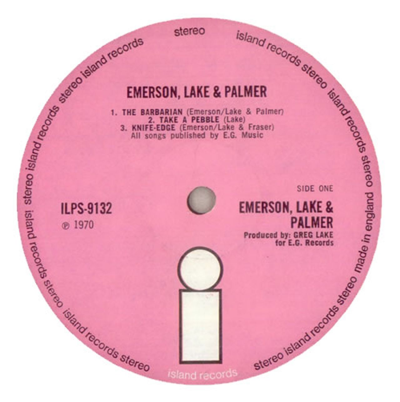 Emerson Lake & Palmer Emerson Lake & Palmer - 1st - VG UK Vinyl LP