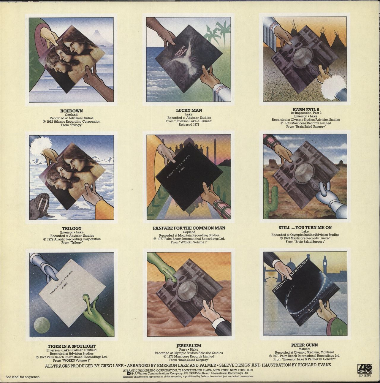 Emerson Lake & Palmer The Best Of Emerson Lake & Palmer Japanese Promo Vinyl LP