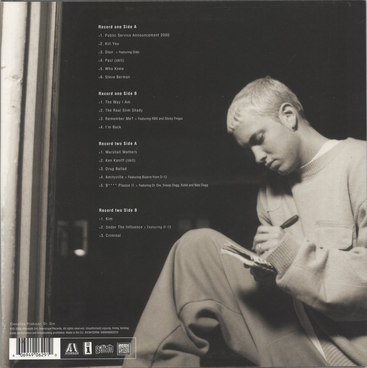 Eminem The Marshall Mathers LP - 180gm - Sealed UK 2-LP vinyl set