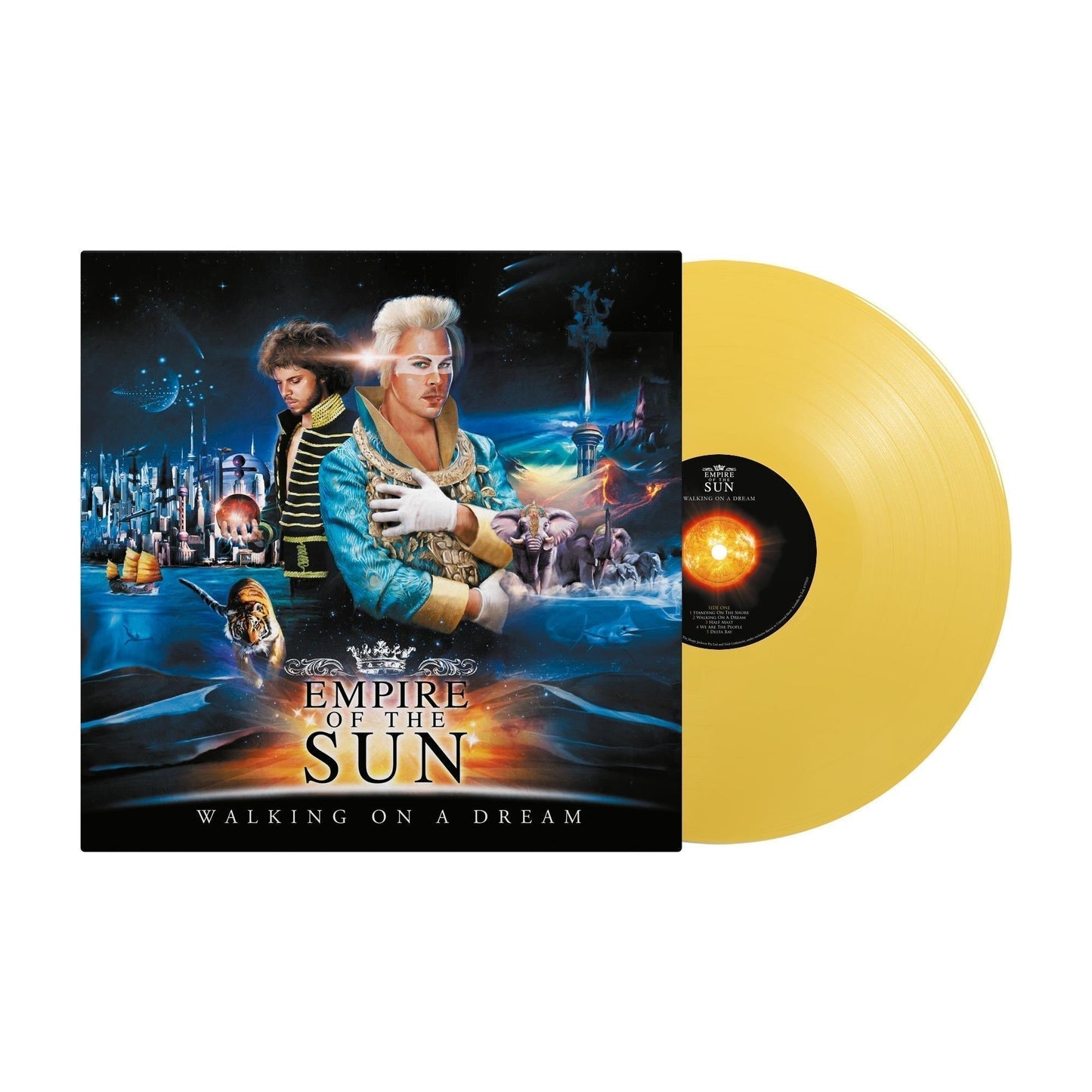 Empire Of The Sun - Walking On A Dream - Yellow Vinyl LP Record