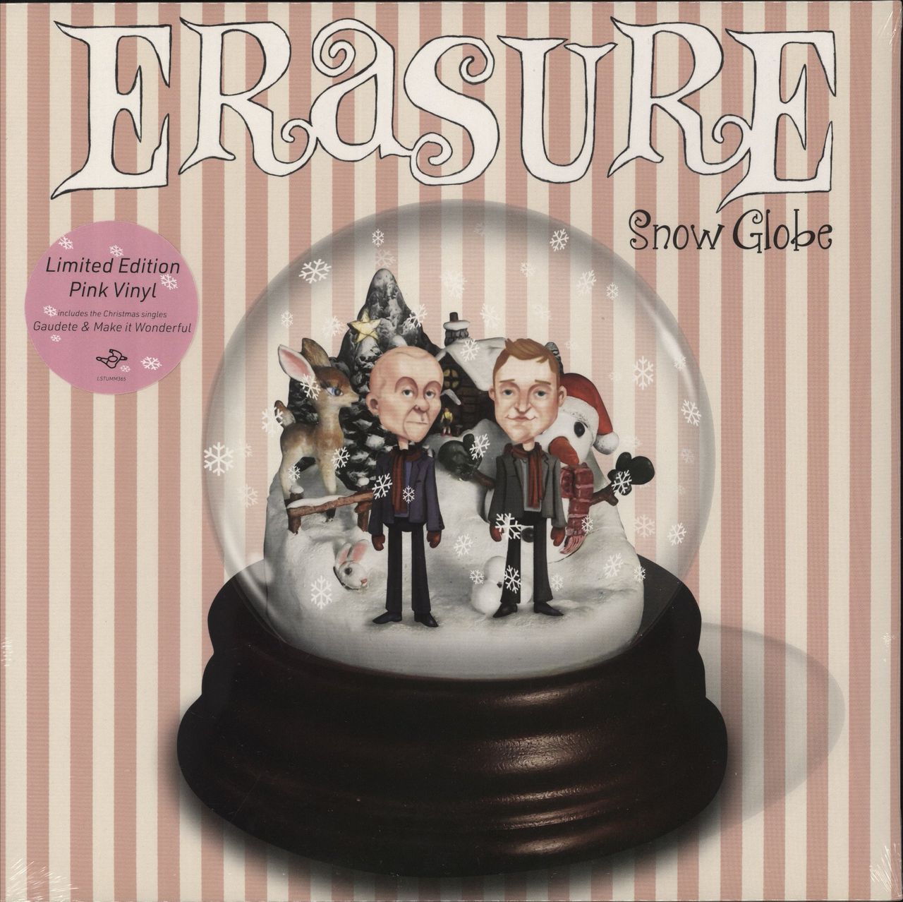 Erasure Snow Globe - Pink Vinyl - Sealed UK Vinyl LP