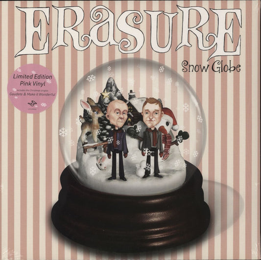 Erasure Snow Globe - Pink Vinyl - Sealed UK Vinyl LP