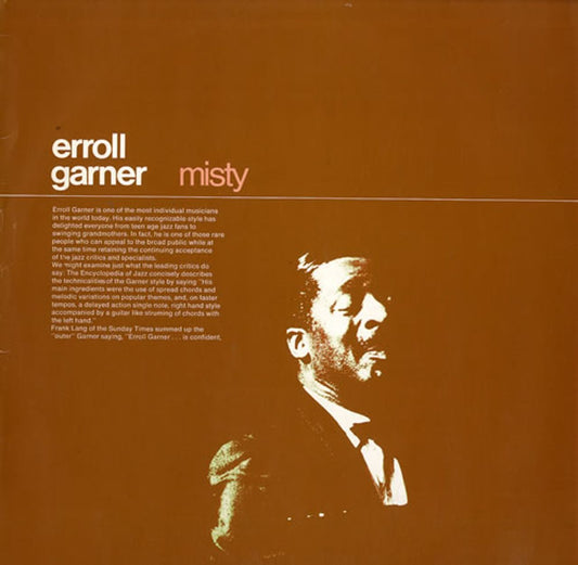 Erroll Garner Misty Dutch Vinyl LP