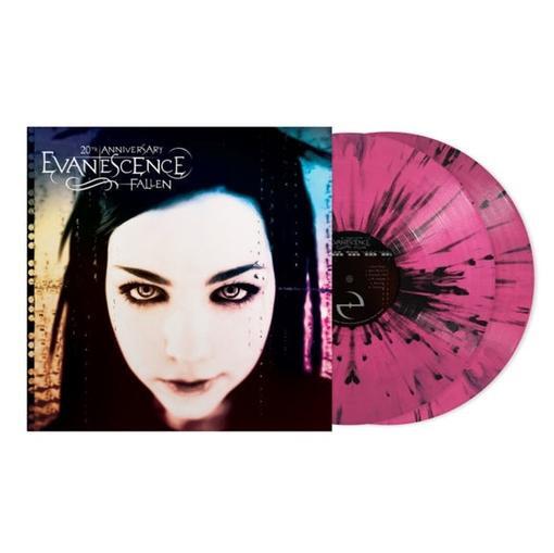 Evanescence - Fallen - 20th Anniversary Pink Marble Vinyl LP Record
