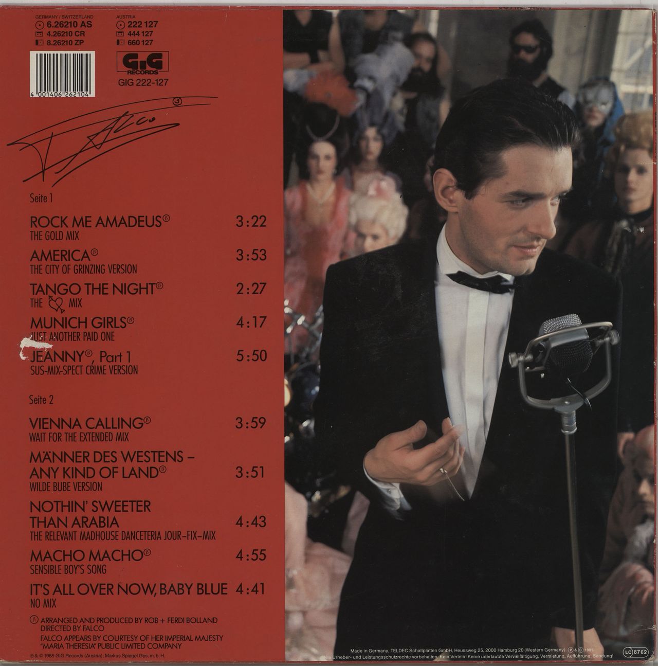 Falco Falco 3 German Vinyl LP