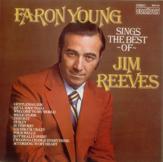 Faron Young Sings The Best Of Jim Reeves UK Vinyl LP
