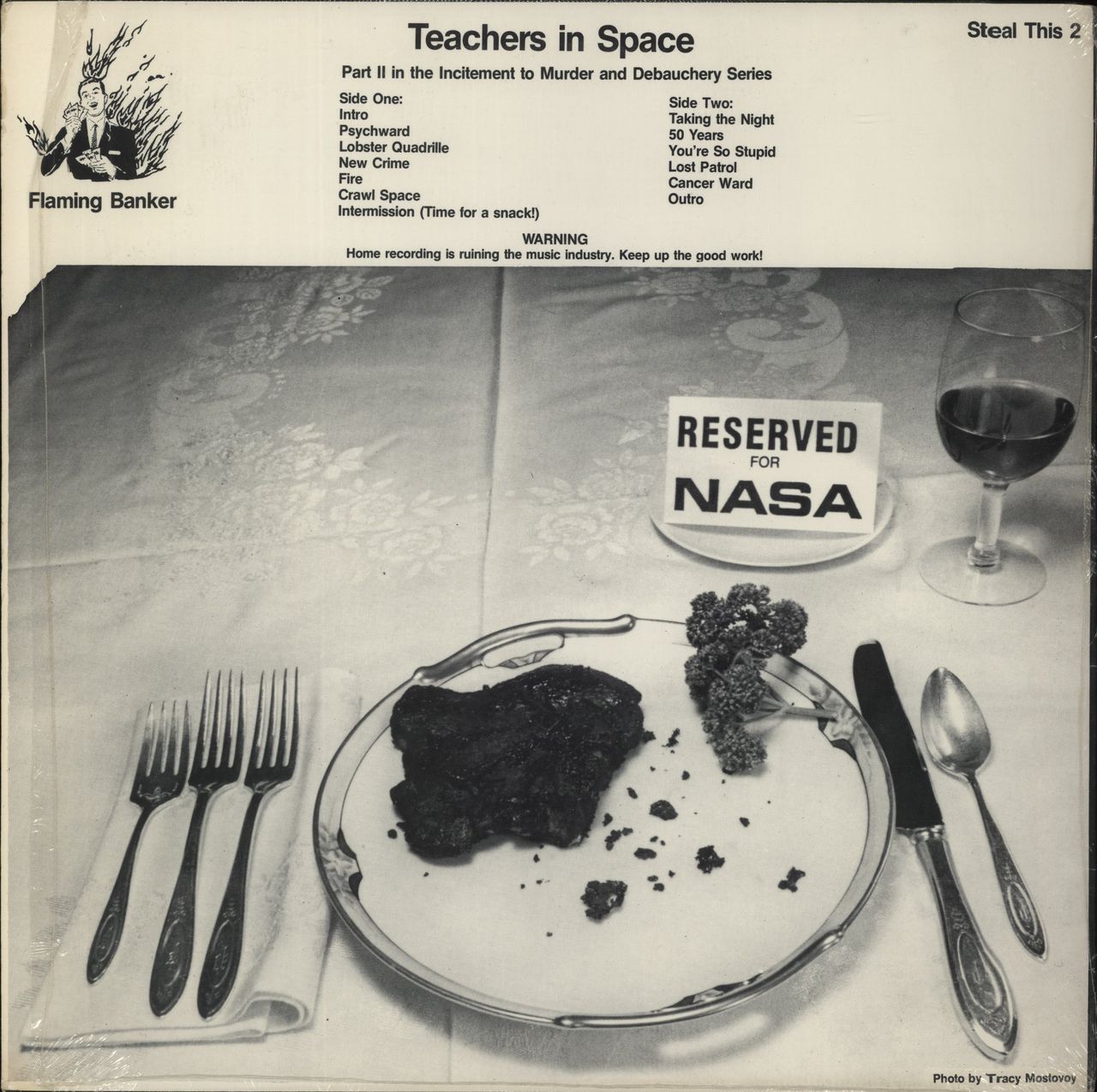 Feederz Teachers In Space + Sticker US Vinyl LP