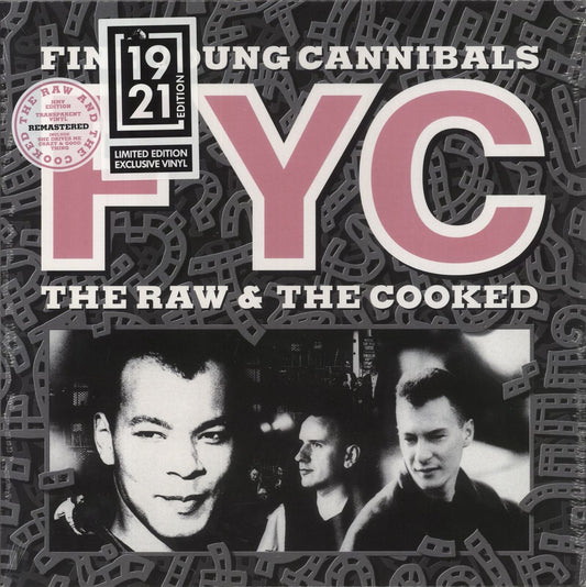 Fine Young Cannibals The Raw & The Cooked - Transparent Vinyl - Sealed UK Vinyl LP
